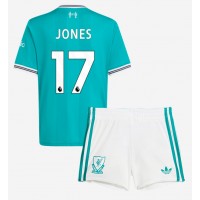 Liverpool Curtis Jones #17 Tretí Detský futbalový dres 2025-26 Krátky Rukáv (+ trenírky)